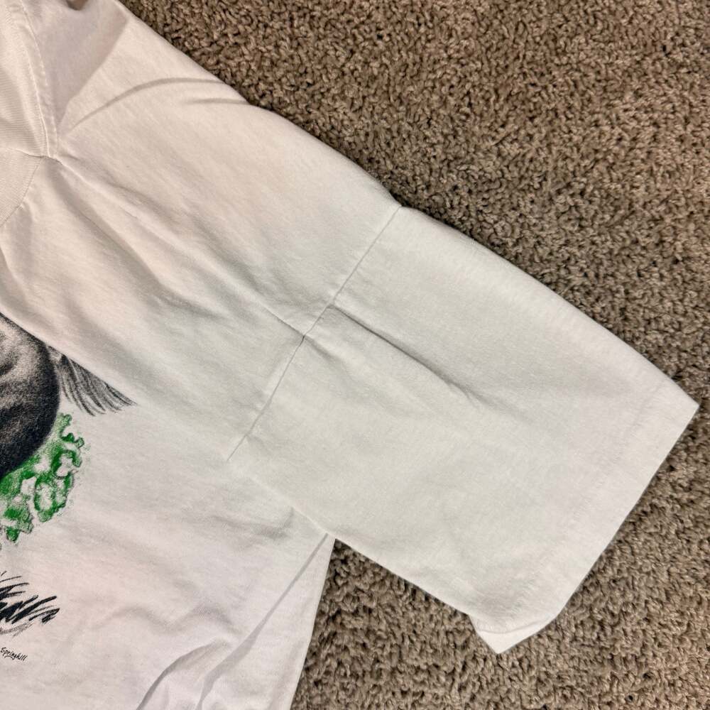 Vintage Horse Graphic T Shirt USA Made Fruit Of The Loom‎ BEST Tag L White Tee - Picture 2 of 6